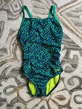 Speedo Women's Race Maze Flyback One Piece Swimsuit